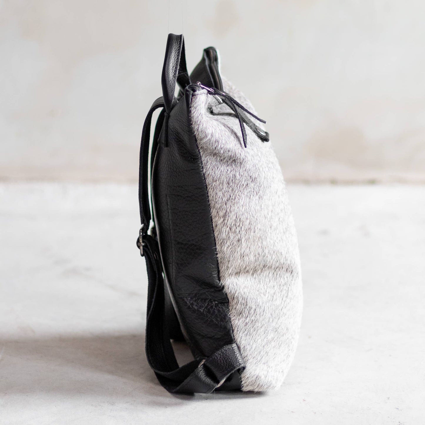 Sandra Cowhide & Leather Backpack by Clemés
