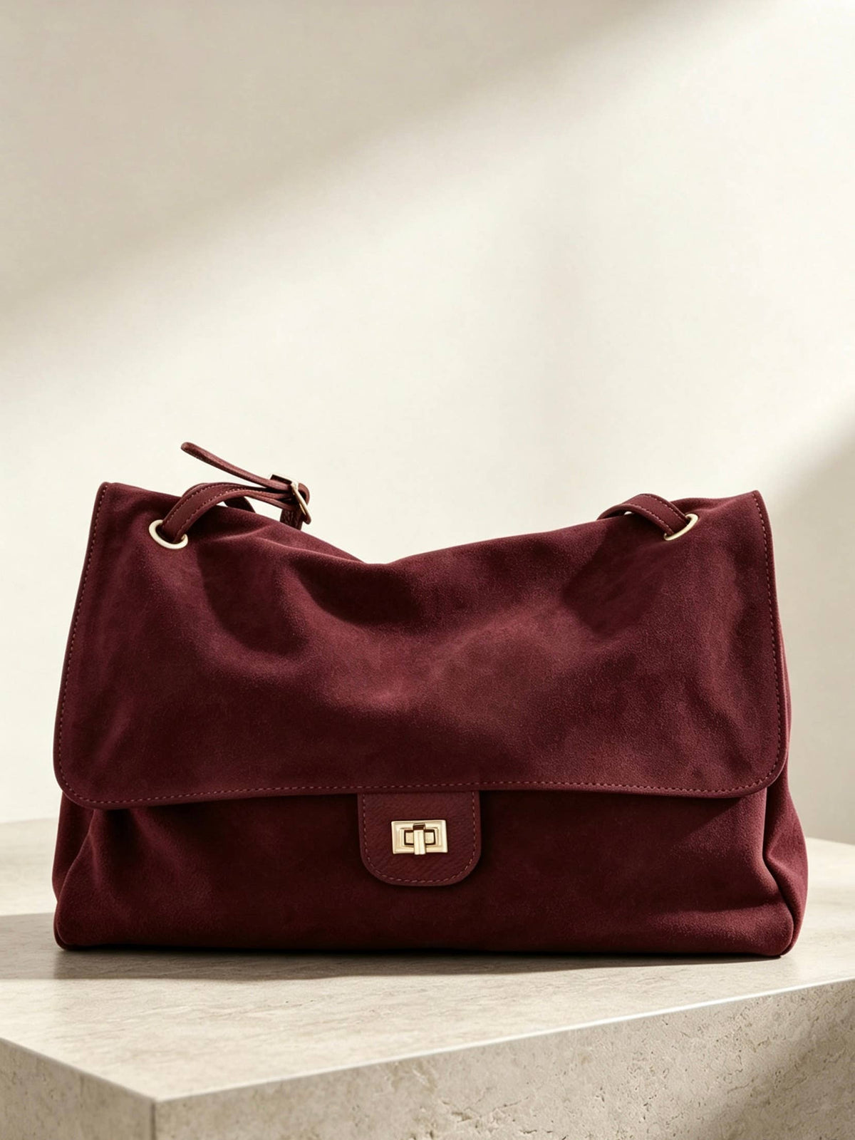 Louise XL Suede Shoulder Bag by Clemés