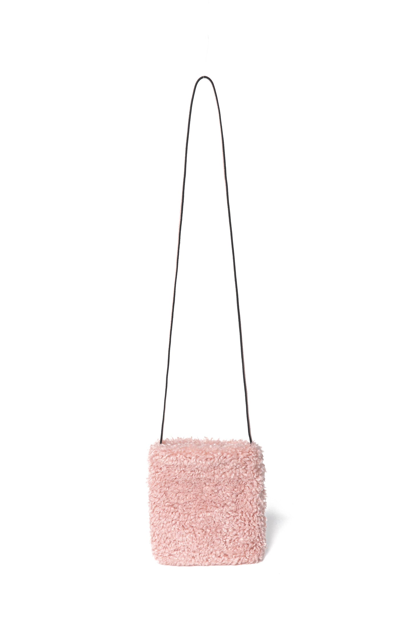 Pia Faux Shearling Phone Crossbody Bag by Clemés