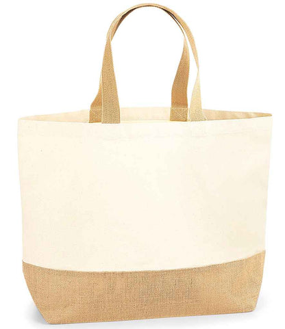 Livia Nautical Weekend Tote Bag in Natural Canvas by Clemés