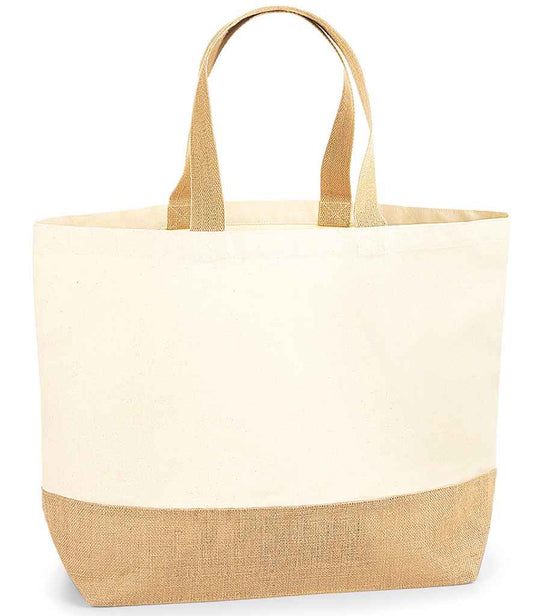 Livia Nautical Weekend Tote Bag in Natural Canvas by Clemés