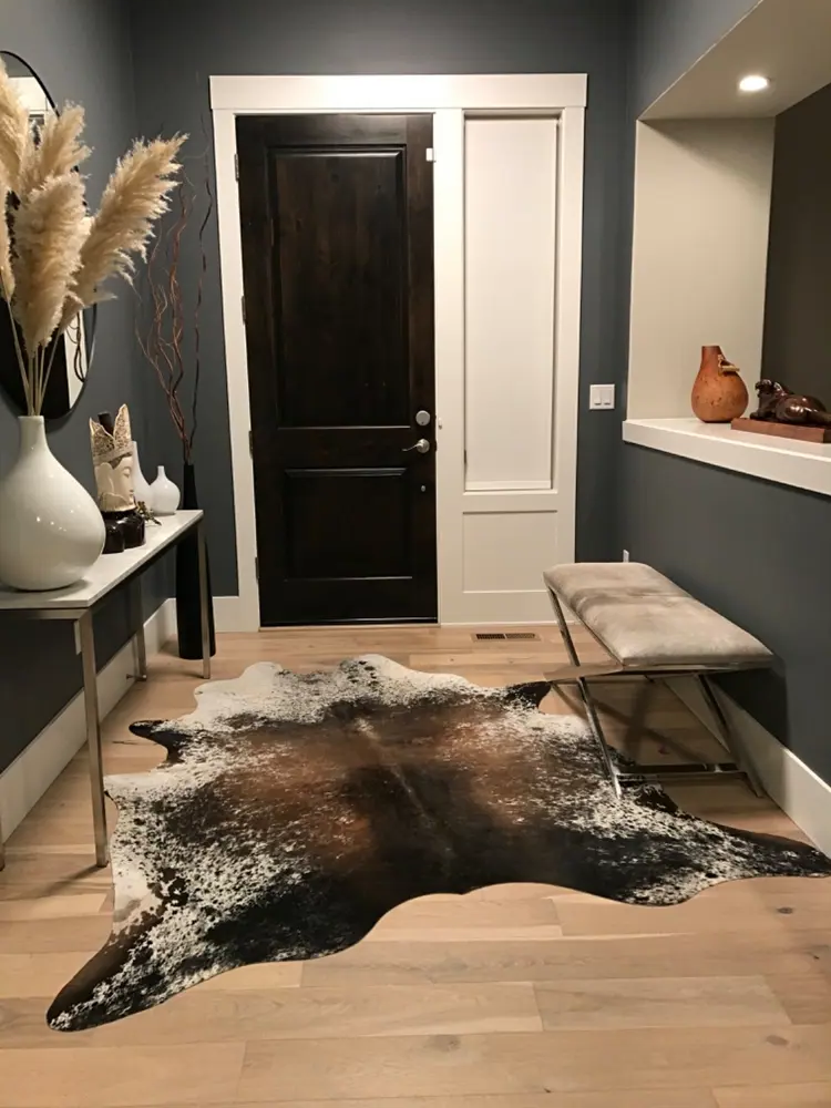 Natural Brazilian Cowhide 184 x 212 cm