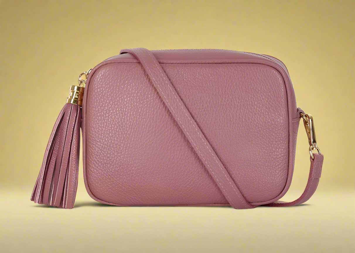 Éloise Genuine Leather Tassel Camera Bag by Clemés