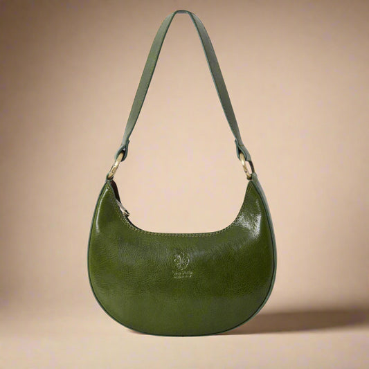 Mezzaluna Genuine Leather Shoulder Bag by Clemés