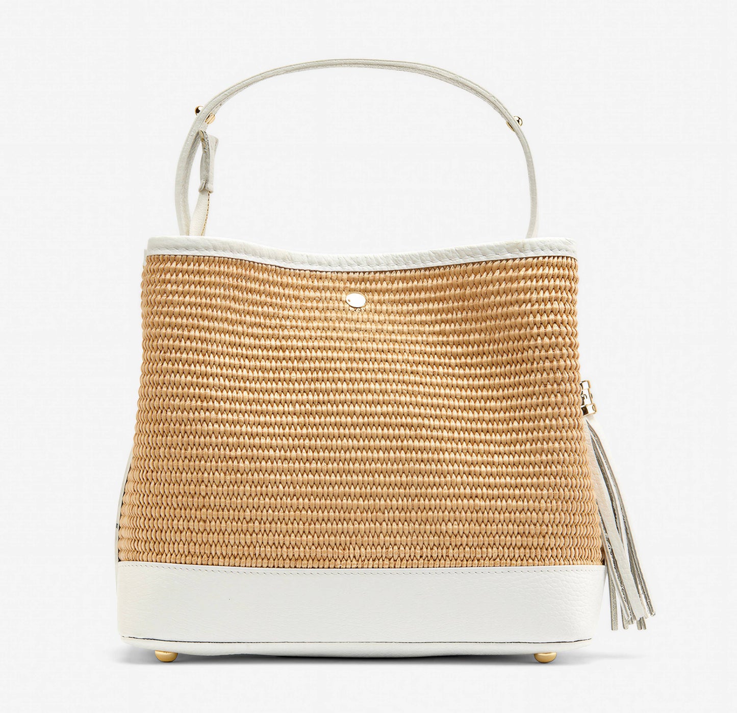 Cosima Raffia & Leather Bag by Clemés