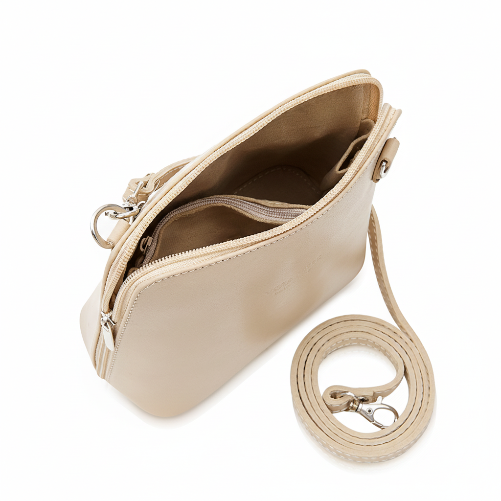 Beatrice Genuine Leather Crossbody Bag by Clemés