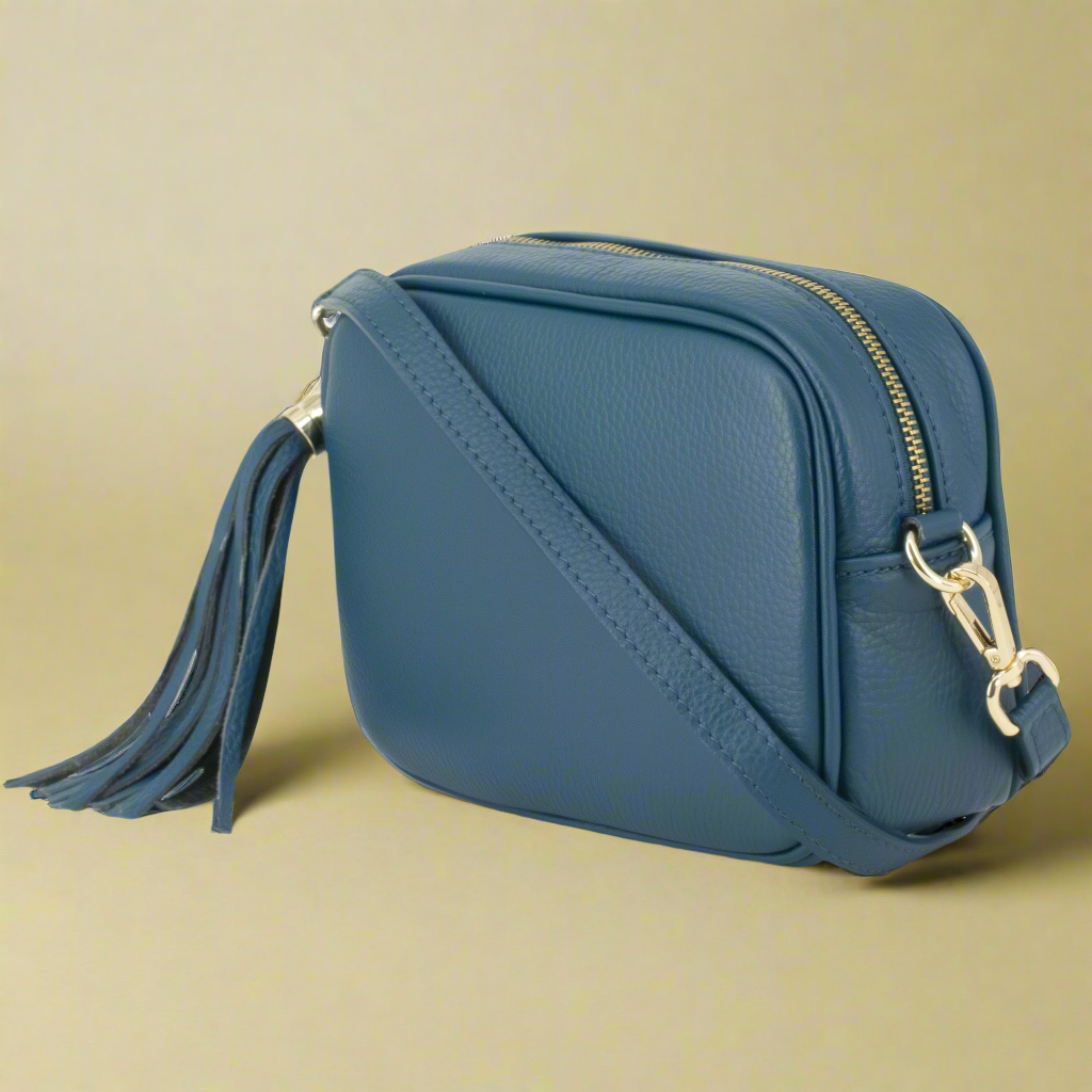Éloise Genuine Leather Tassel Camera Bag by Clemés