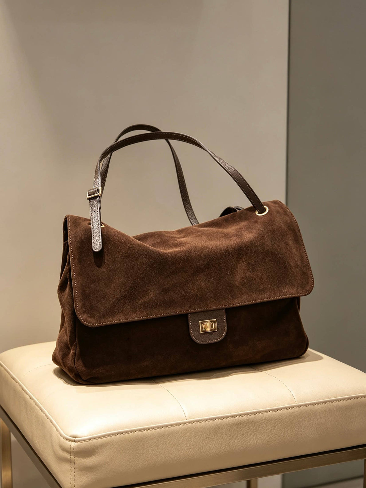 Louise XL Suede Shoulder Bag by Clemés