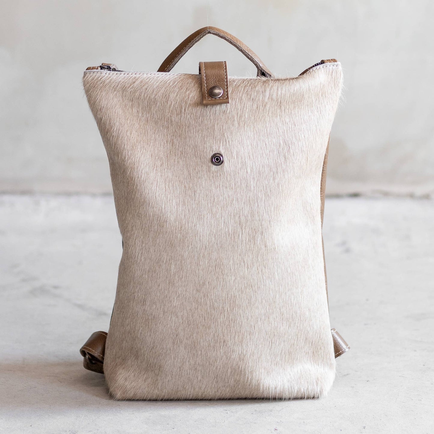 Sandra Cowhide & Leather Backpack by Clemés