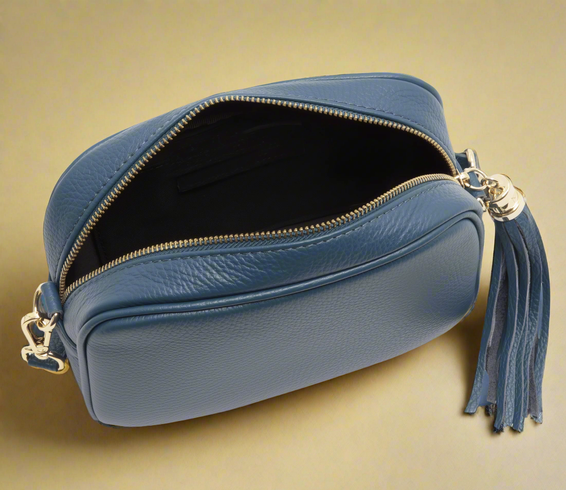 Éloise Genuine Leather Tassel Camera Bag by Clemés