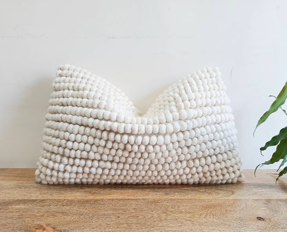 Natural Wool Lumbar Cushion