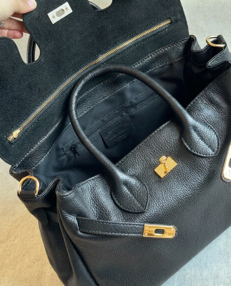 Valentina Maxi Leather Tote by Clemés
