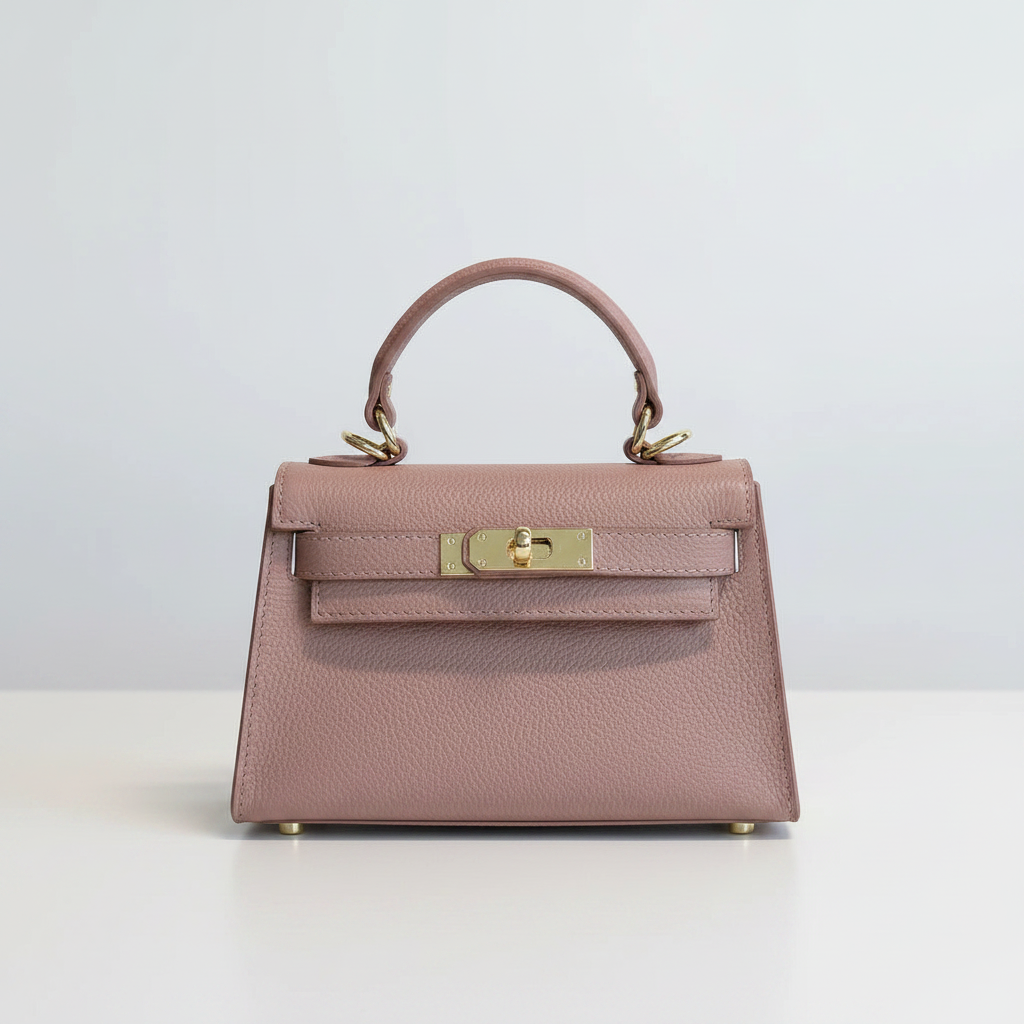 The Mini Kelly Leather Handbag Reimagined by Clemés (20 Colours)