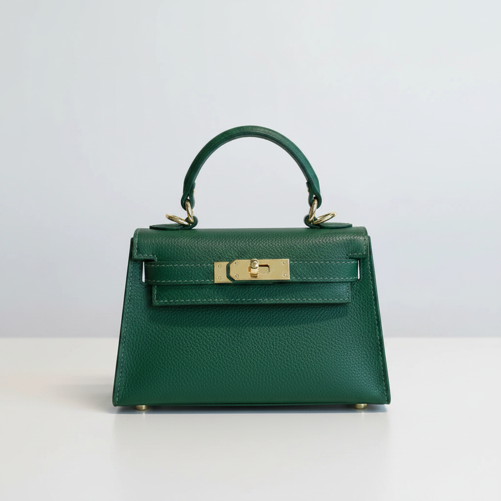 The Mini Kelly Leather Handbag Reimagined by Clemés (20 Colours)