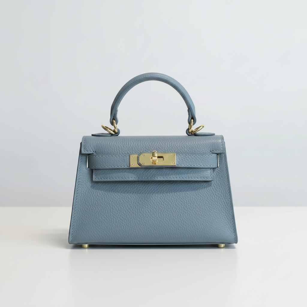 The Mini Kelly Leather Handbag Reimagined by Clemés (20 Colours)