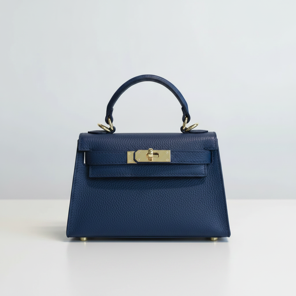 The Mini Kelly Leather Handbag Reimagined by Clemés (20 Colours)