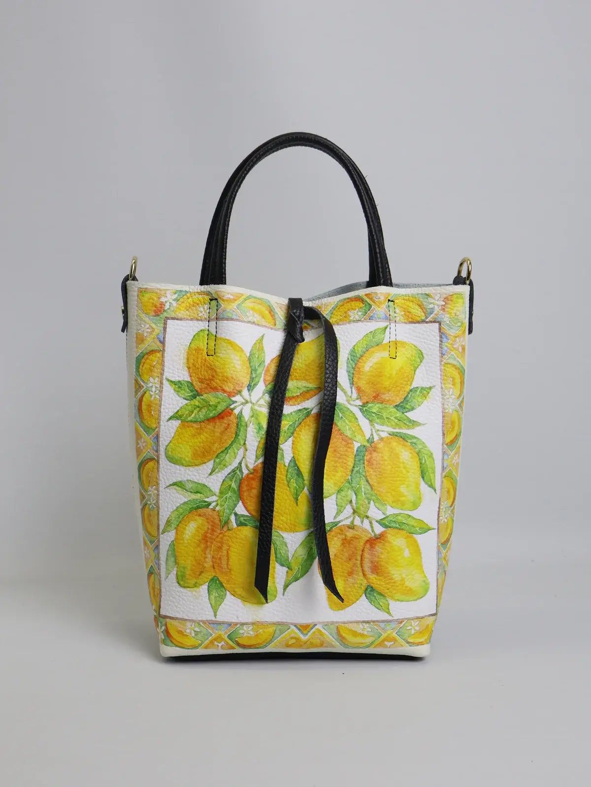 Giada Printed Leather Tote by Clemés (14 Prints)