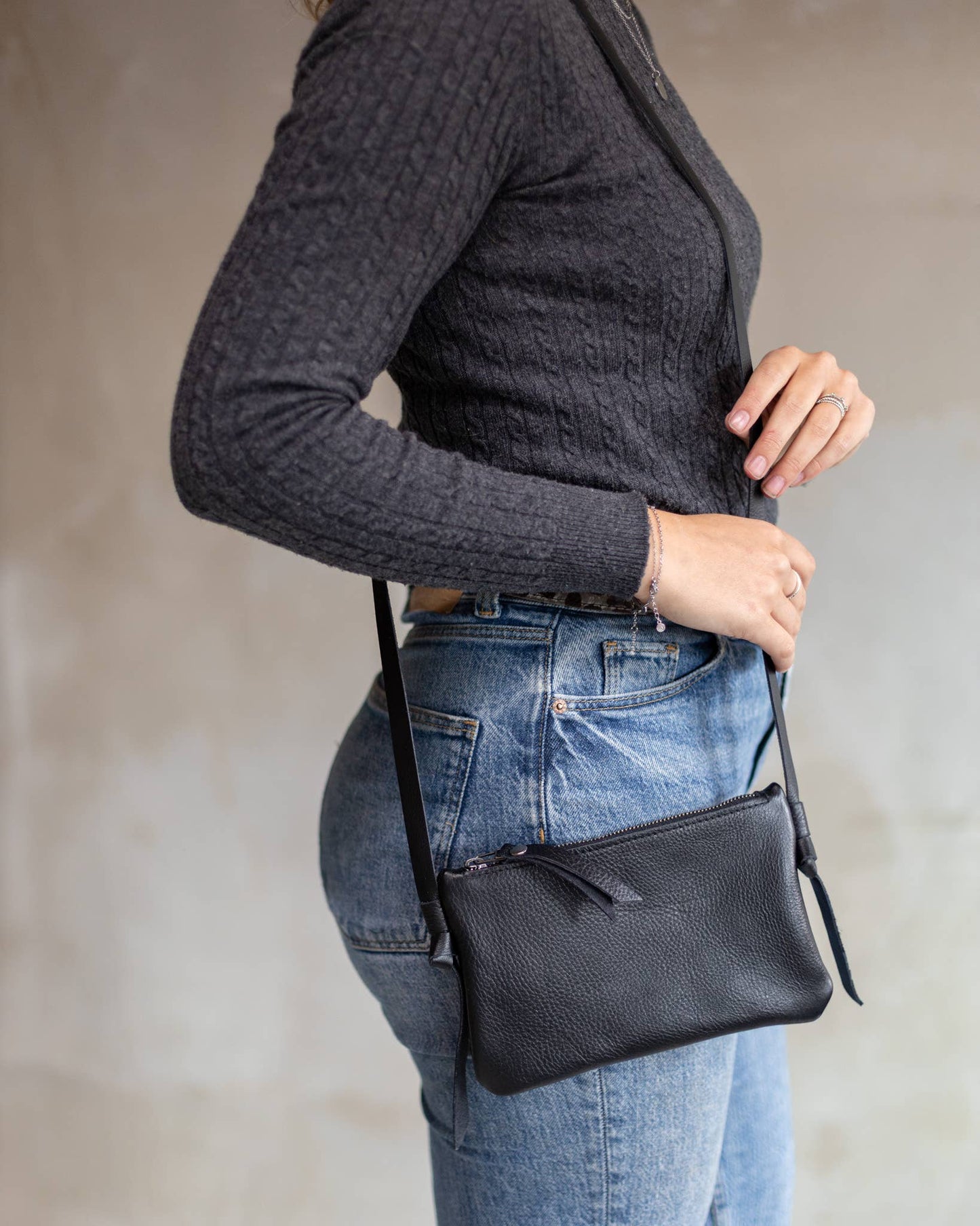 Anouk Cowhide Crossbody by Clemes