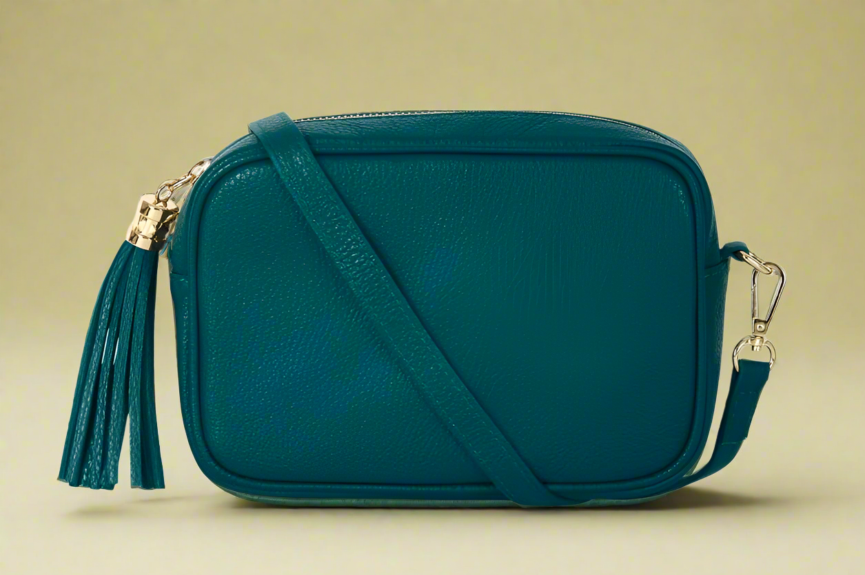 Éloise Genuine Leather Tassel Camera Bag by Clemés