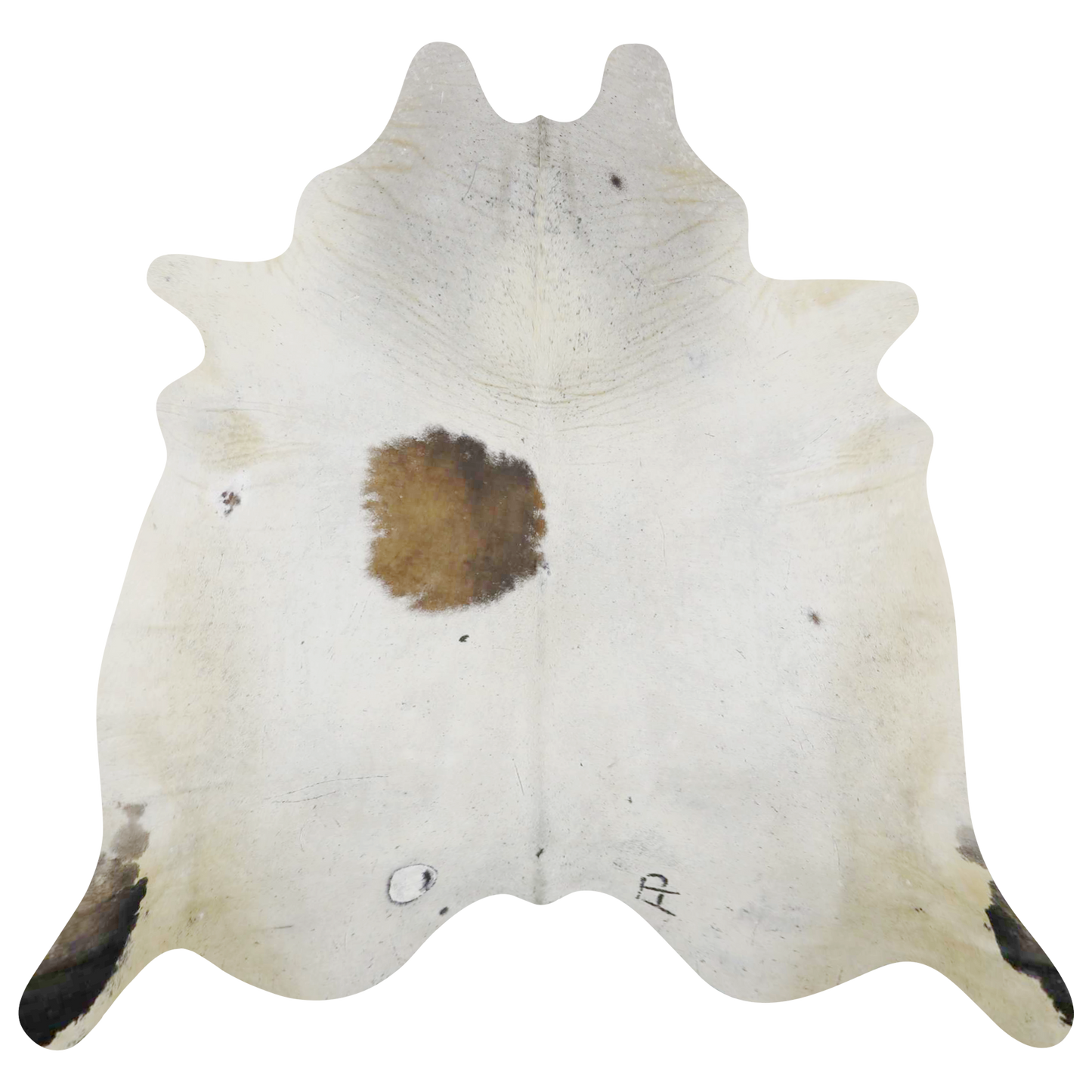 Natural Brazilian Cowhide 186 x 226 cm