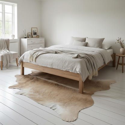 Natural Brazilian Cowhide 227 x 236 cm