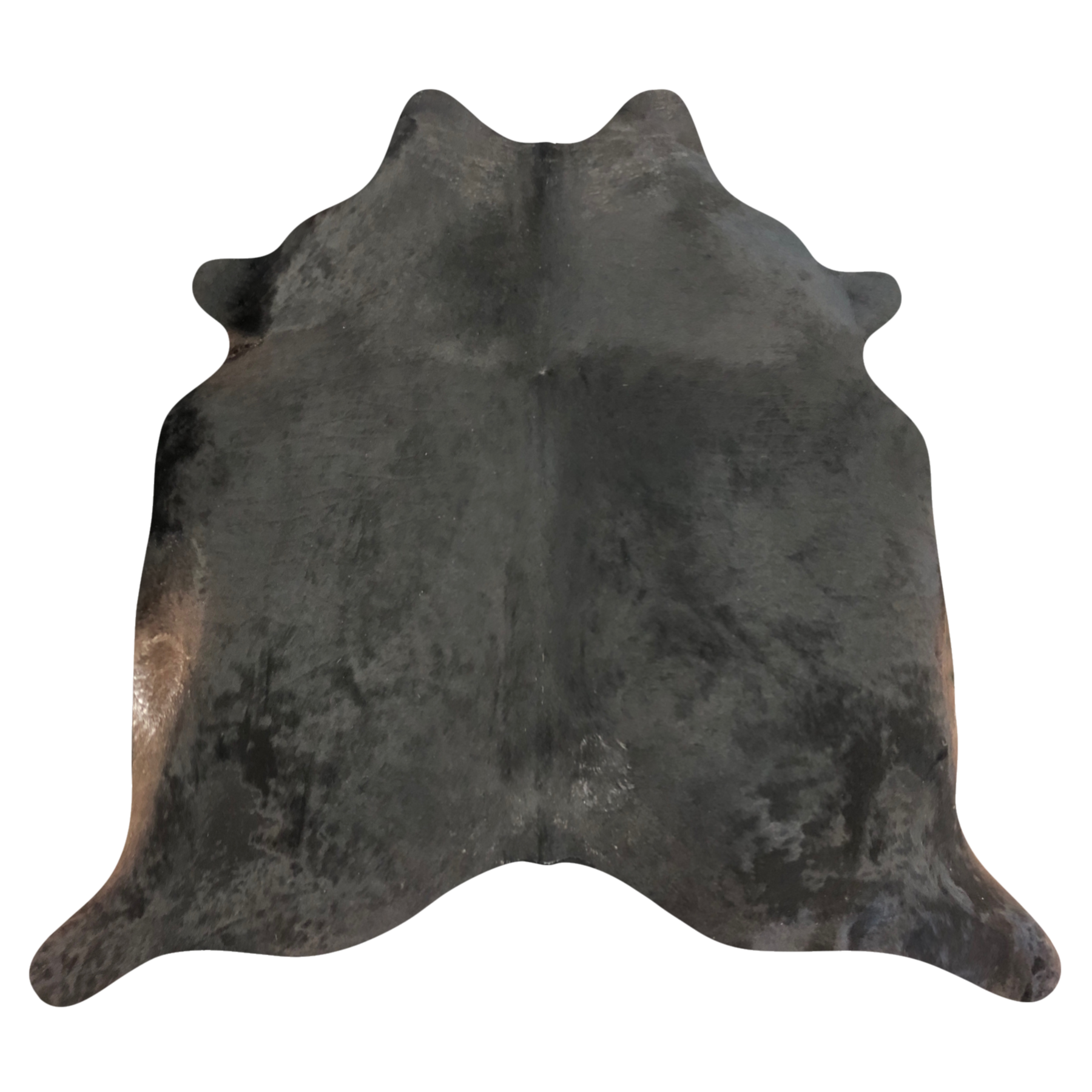 Natural Brazilian cowhide rug in Espresso, Chocolate & Ivory with Exotic markings, 220 x 248 cm