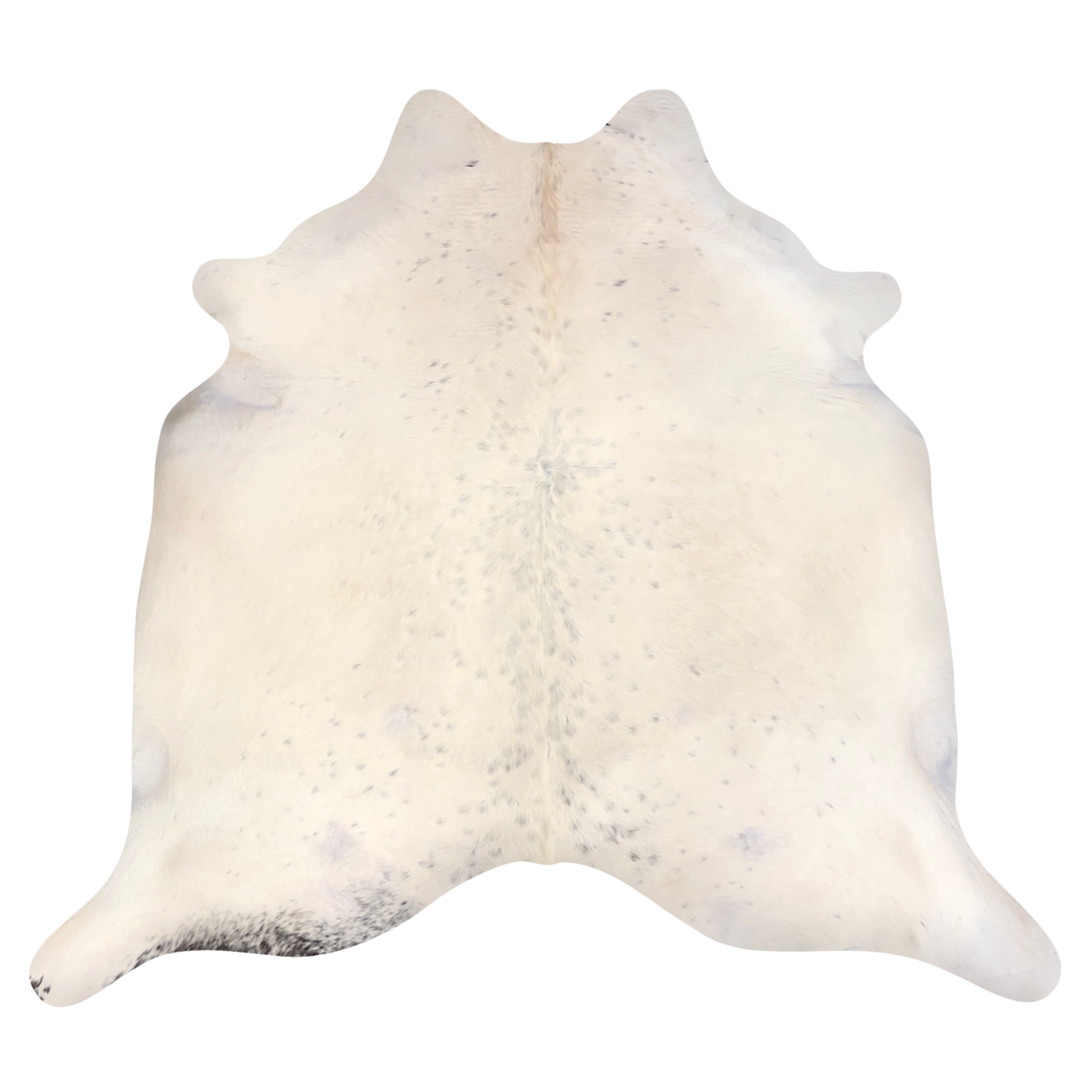 Natural Brazilian cowhide rug in Beige, Taupe & Ivory with Exotic markings, 208 x 236 cm