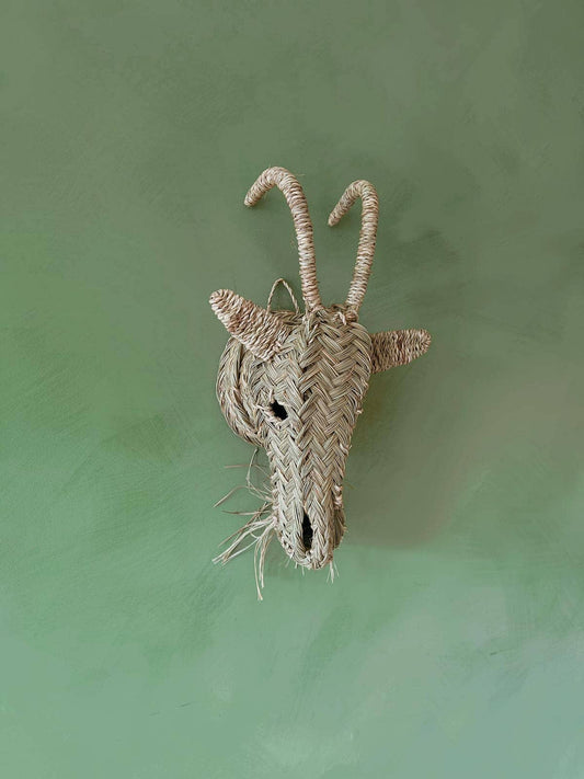 Woven Animal Head, Goat