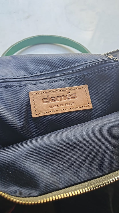 Milano Suede Leather Shoulder Bag & Handbag by Clemés (10 Colours)