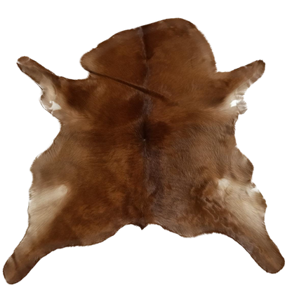 Natural Calf Hide 90 x 80 cm - Light Brown