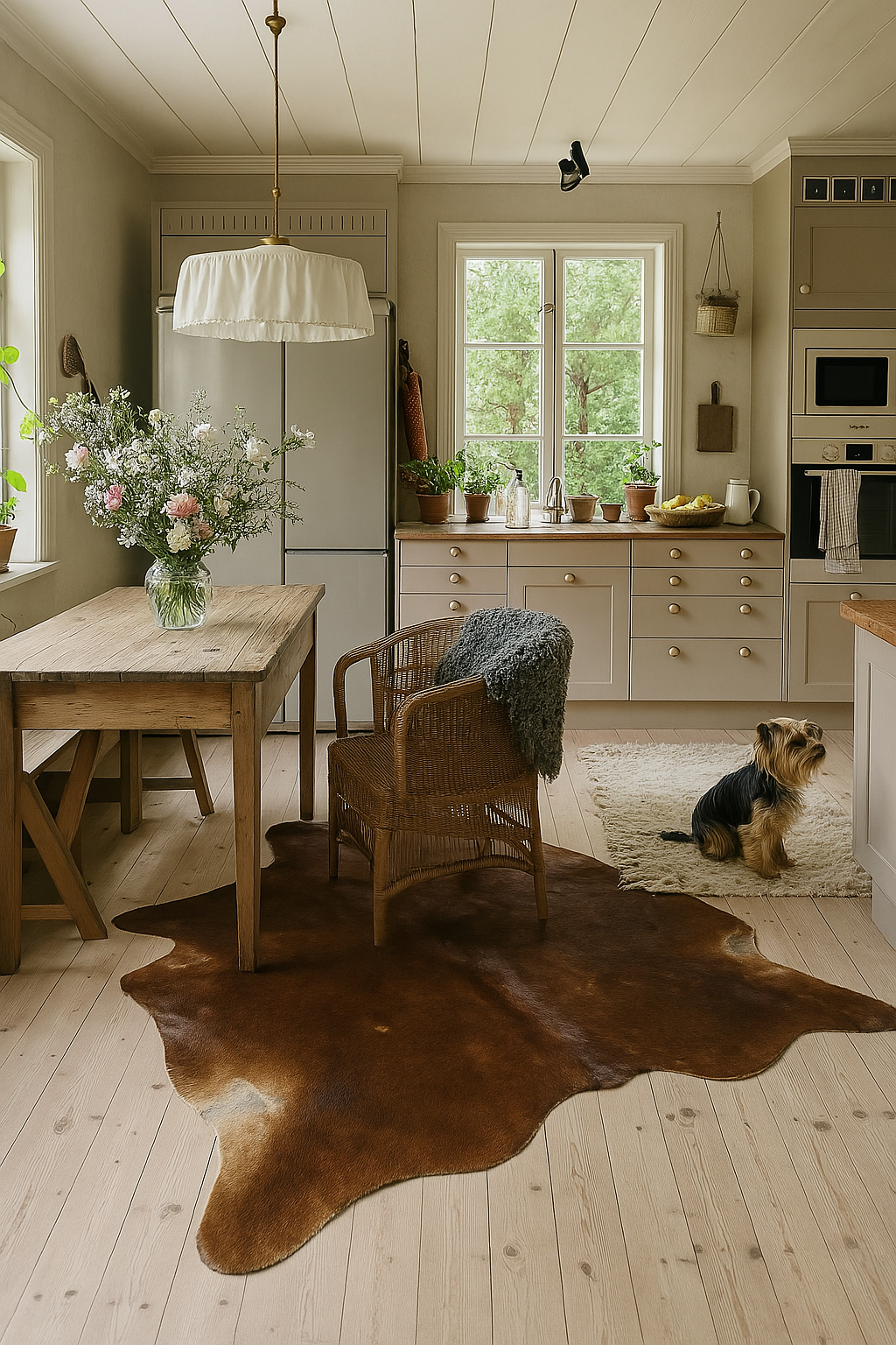 Natural Brazilian Cowhide 210 x 225 cm