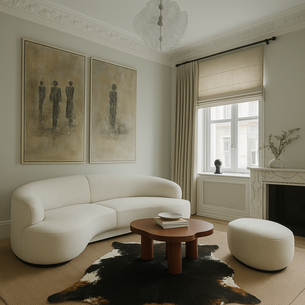 Natural Brazilian Cowhide 198 x 213 cm