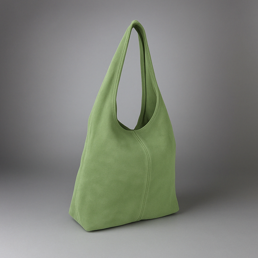 Silvia Suede Leather Slouch Tote Shoulder Bag by Clemés (13 colours)