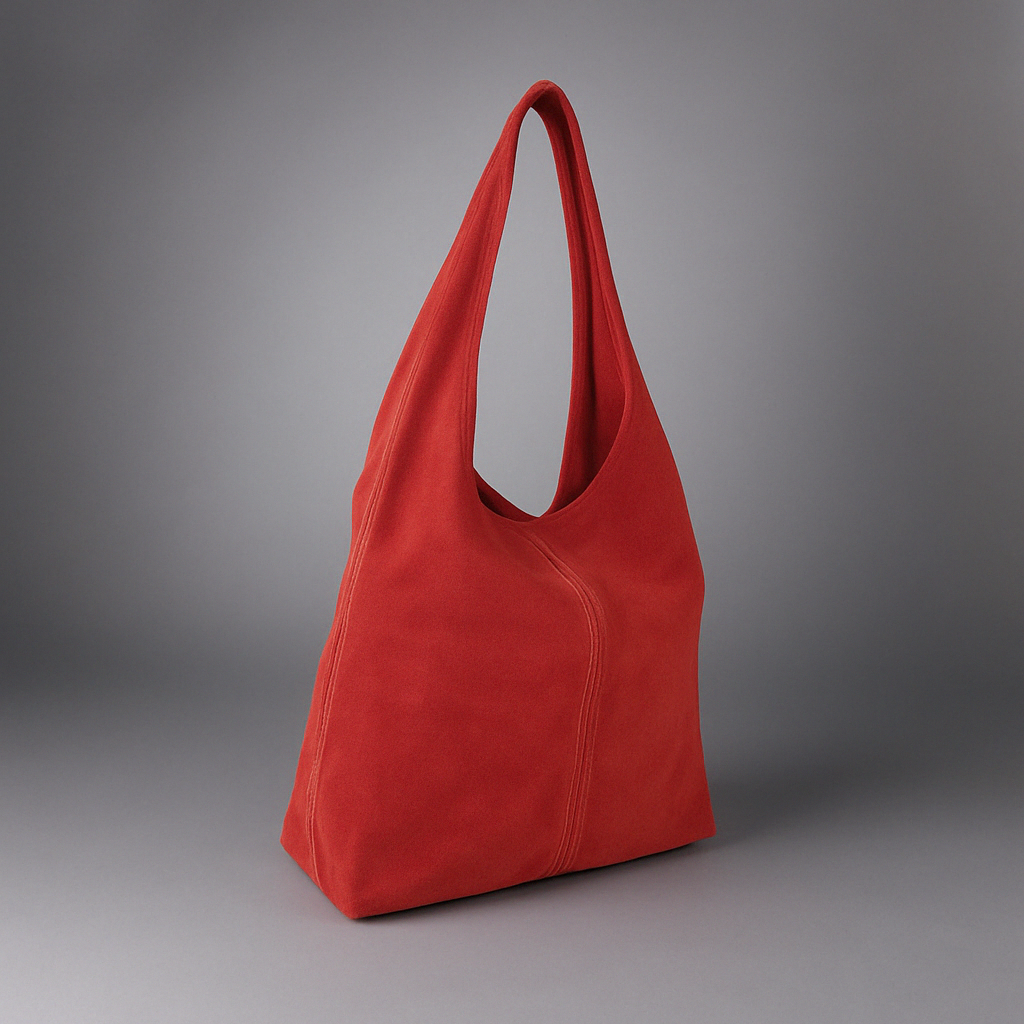 Silvia Suede Leather Slouch Tote Shoulder Bag by Clemés (13 colours)