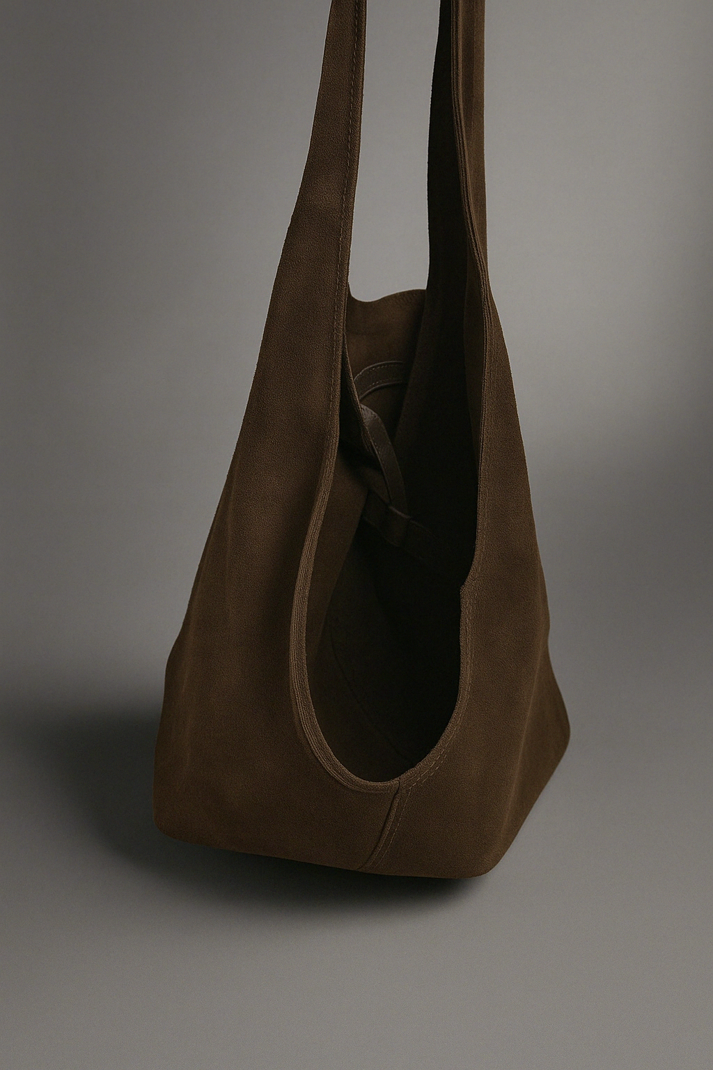 Silvia Suede Leather Slouch Tote Shoulder Bag by Clemés (13 colours)