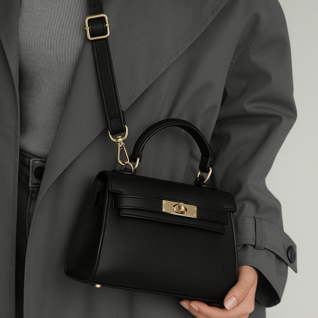 The Mini Kelly Leather Handbag Reimagined by Clemés (8 Colours)