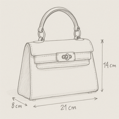 The Mini Kelly Leather Handbag Reimagined by Clemés (8 Colours)