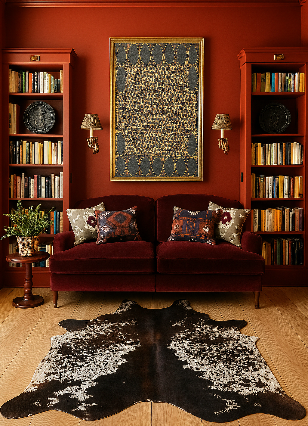 Natural Brazilian Cowhide 203 x 236 cm