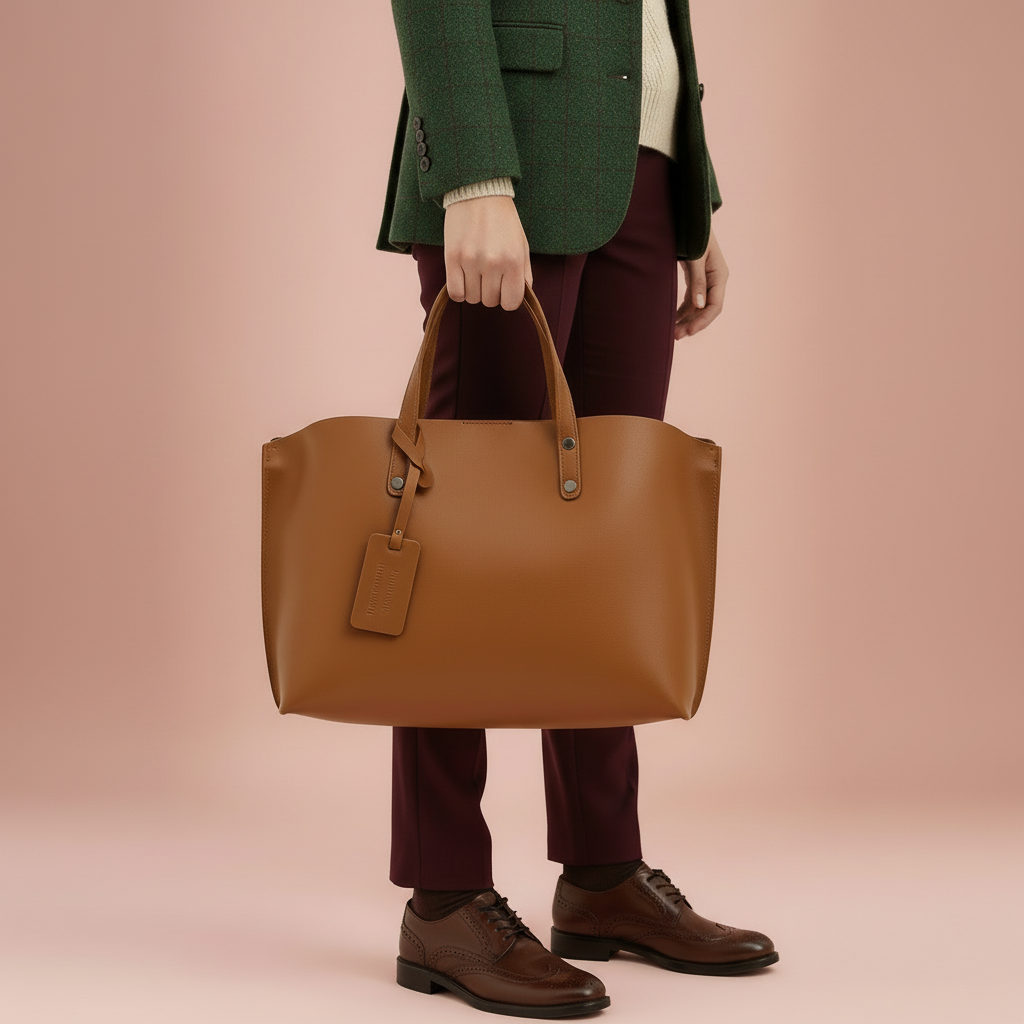 Maxime Leather Bag with Shoulder Strap by Clemés (9 Colours)