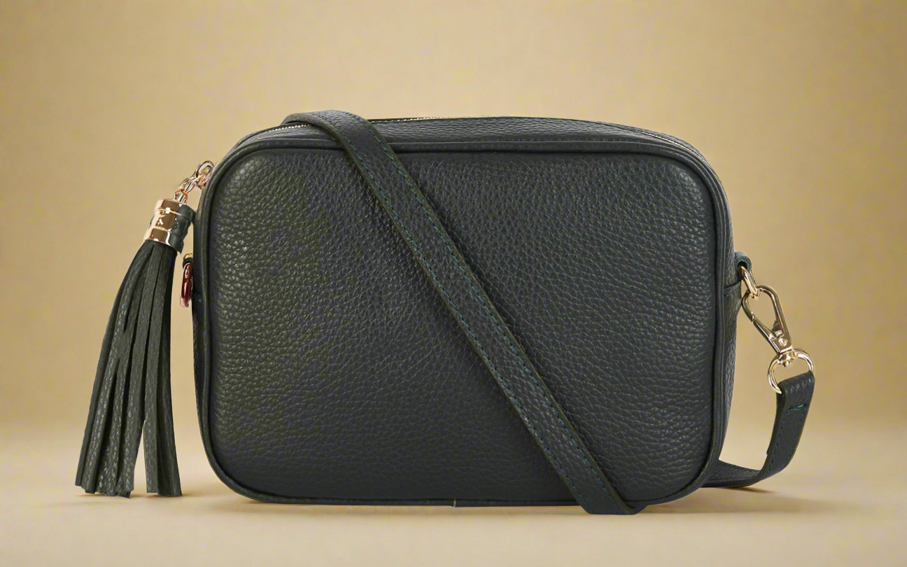 Éloise Genuine Leather Tassel Camera Bag by Clemés