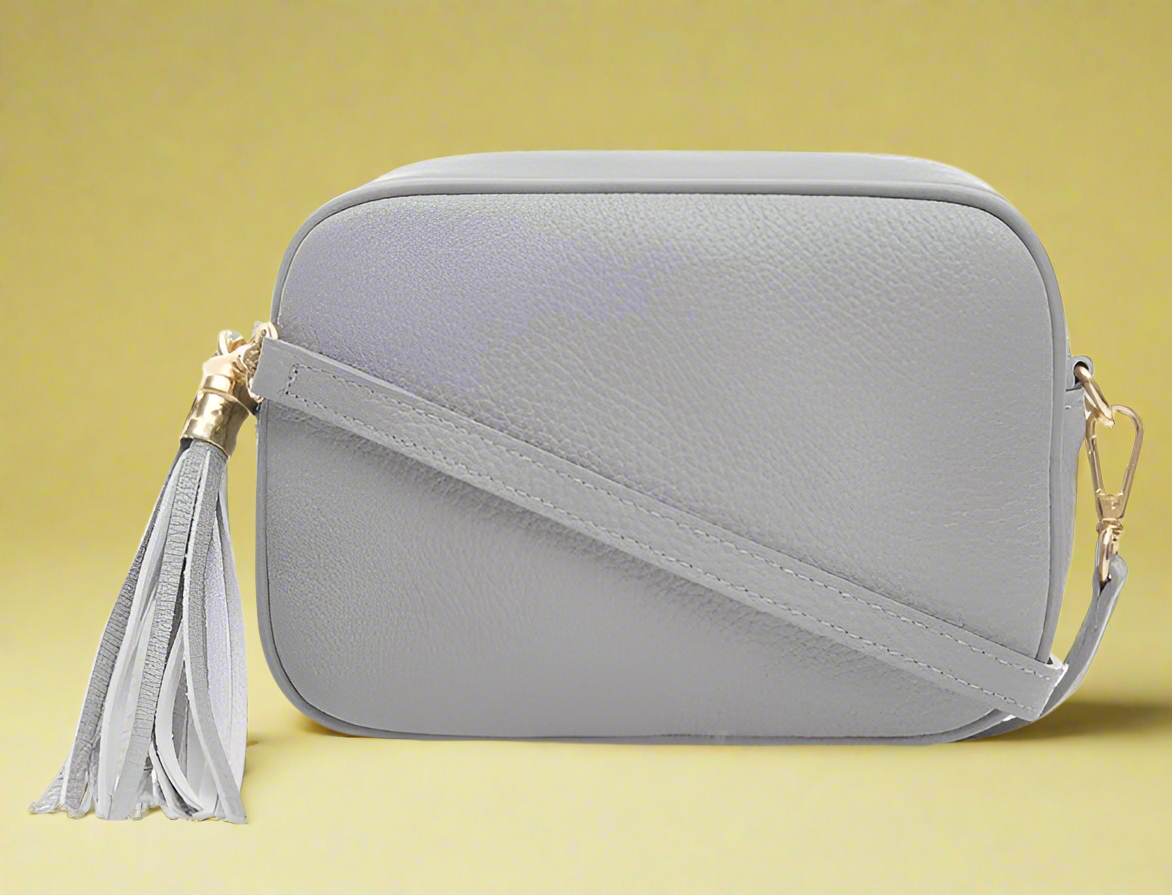 Éloise Genuine Leather Tassel Camera Bag by Clemés