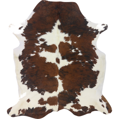 Premium Natural Brazilian Nelore Cowhide Tri Colour Brindle Large – HN-23208, transparent background