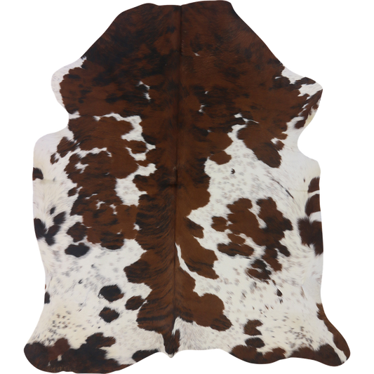 Premium Natural Brazilian Nelore Cowhide Tri Colour Brindle Large – HN-23224, transparent background
