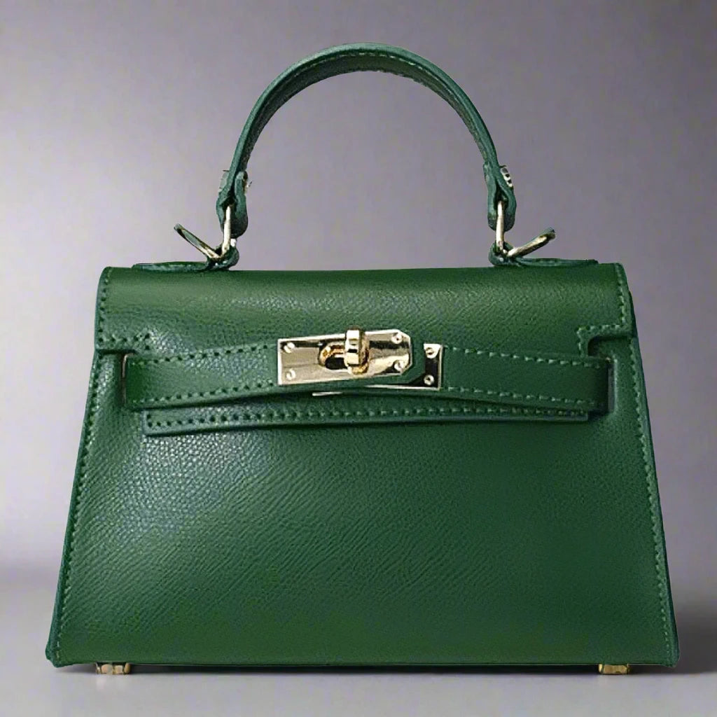 The Mini Kelly Leather Handbag Reimagined by Clemés (14 Colours)