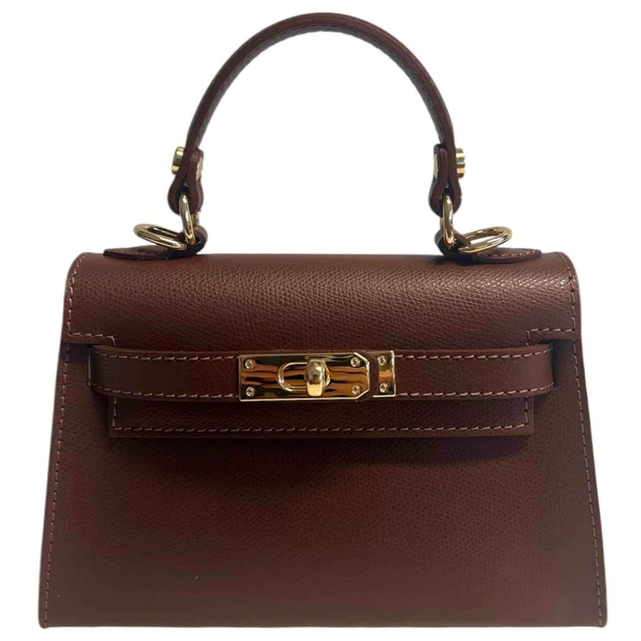 The Mini Kelly Leather Handbag Reimagined by Clemés (14 Colours)