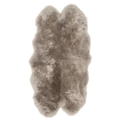 Natural Premium New Zealand Sheepskin Rug & Throw, Quad, W105 x L180 cm, Taupe