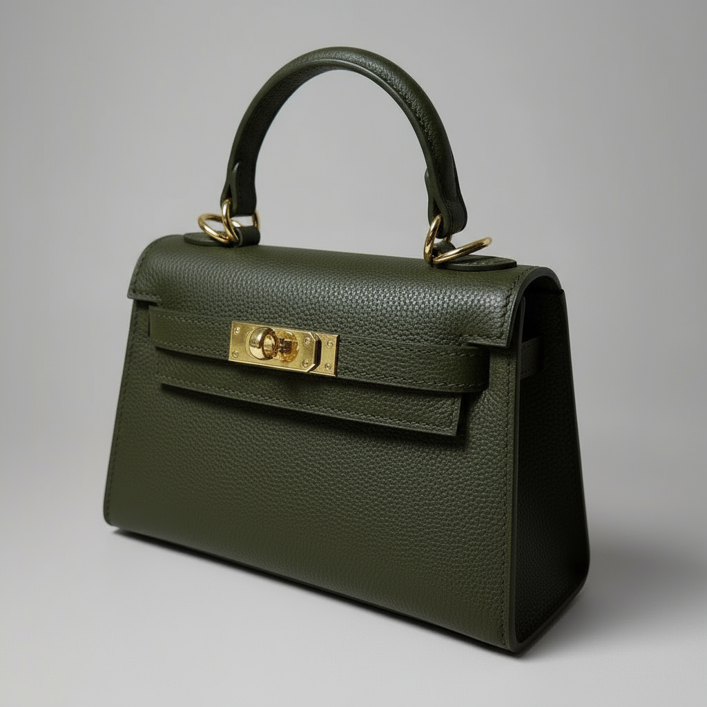 The Mini Kelly Leather Handbag Reimagined by Clemés (14 Colours)