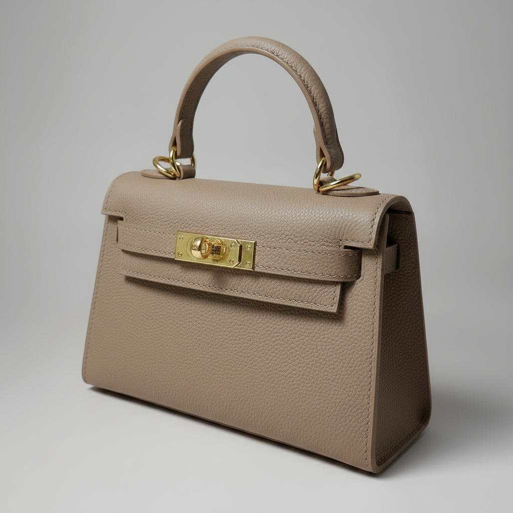 The Mini Kelly Leather Handbag Reimagined by Clemés (20 Colours)