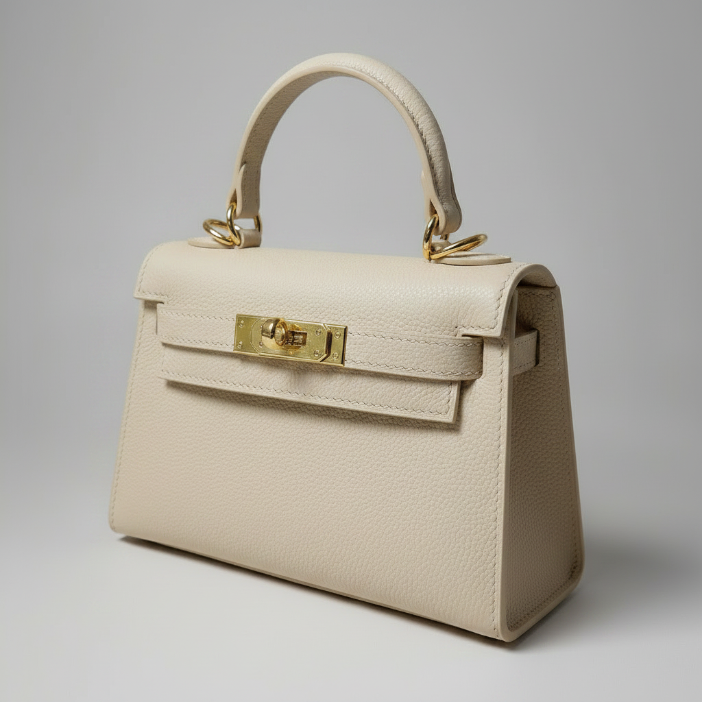 The Mini Kelly Leather Handbag Reimagined by Clemés (20 Colours)