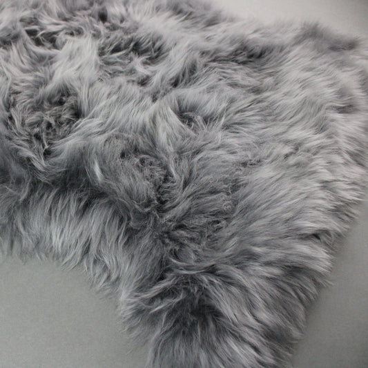 Sexto New Zealand Sheepskin, L180 x W150 cm, X-Large, Dover Grey